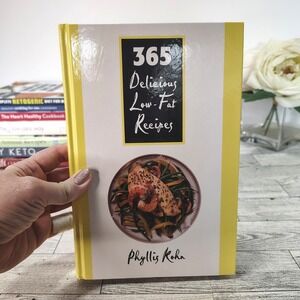 365 Delicious Low-Fat Recipes Cookbook‎ by Phyllis Kohn Hardcover Book